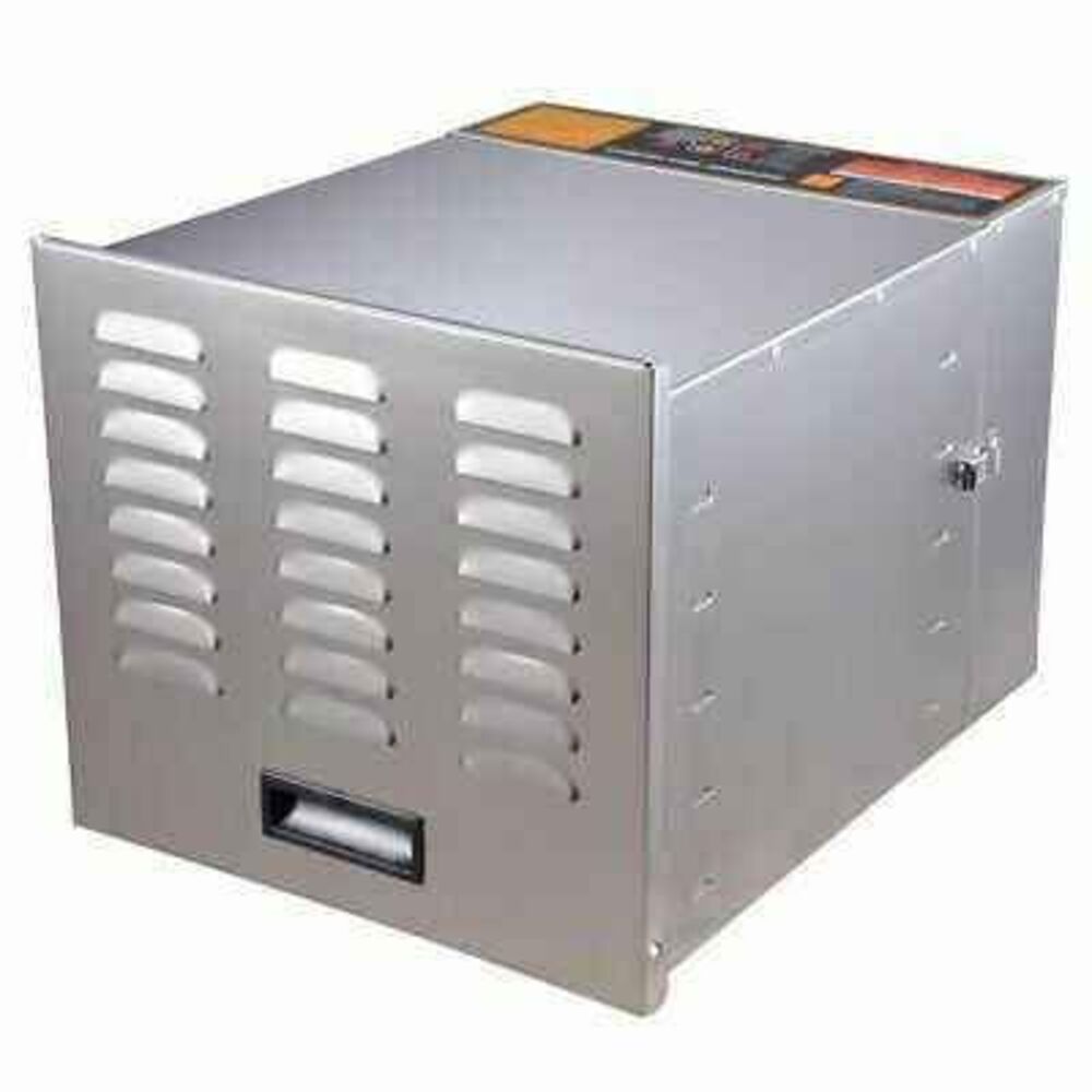 10 tray silver food dehydrator with temperatures control